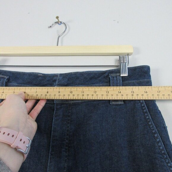 J. Crew Wide Leg Denim Pants - Blue - Picture 2 of 15